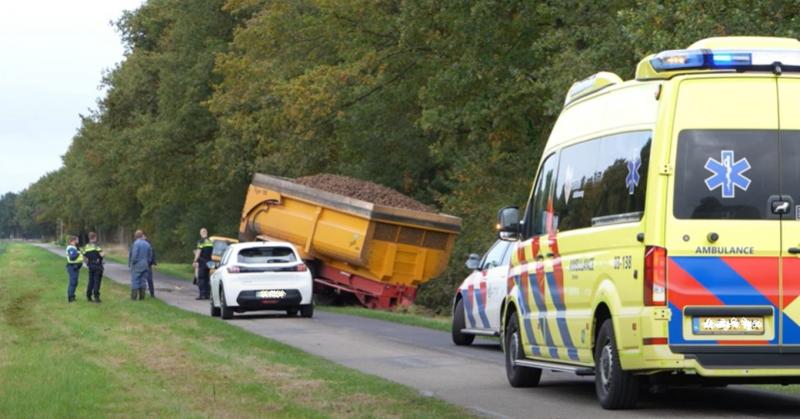 A tengelytörés sosem kellemes élmény – főleg, ha az ember egy burgonyával megrakott pótkocsit húz! +VIDEÓ